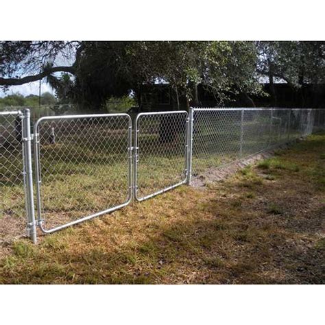 The kit is also suitable for use with a 6 foot chain link fence, 6ft chainlink fence, and even a 4 foot wide gate. . Lowes chain link fence gate